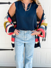 Load image into Gallery viewer, Just Navy Scallop Blouse