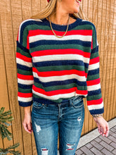 Load image into Gallery viewer, Yuletide Stripe Sweater