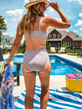 Load image into Gallery viewer, Sparkle Season High Waisted Swim Bottoms