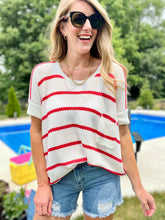 Load image into Gallery viewer, Seeing Stripes Sweater