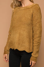 Load image into Gallery viewer, Gold Chenille Sweater