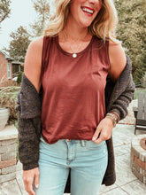Load image into Gallery viewer, Back to Basics Sleeveless Top - Brown