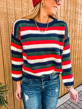 Load image into Gallery viewer, Yuletide Stripe Sweater