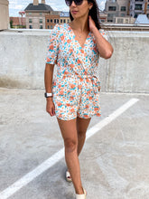 Load image into Gallery viewer, Ladylike Floral Romper