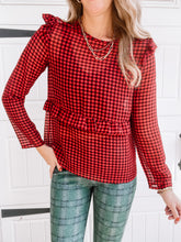 Load image into Gallery viewer, Home for the Holidays Blouse