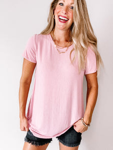 Lace Back Tunic Top